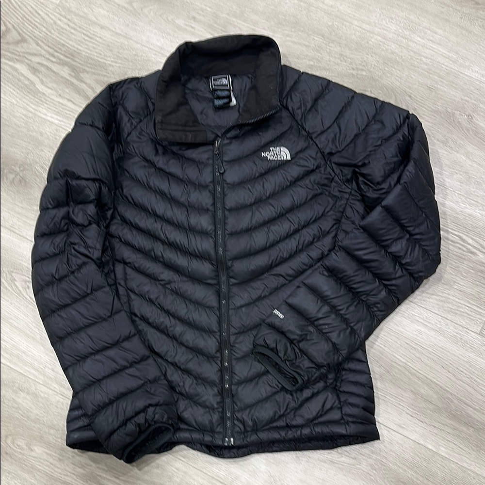 SOLD The North Face Quilted Black Jacket